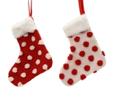 Kous polyester L0.50b17h18cm rood a2 - afbeelding 1