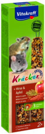 Kräcker Original kleine knaagdieren met gierst en appel - afbeelding 2