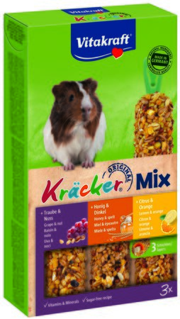 Kräcker Trio-Mix cavia met noot/honing/citrus