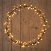 Krans cluster 168led d56cm cw - afbeelding 2