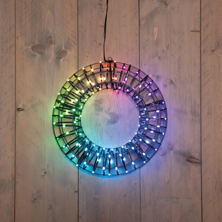 Krans metaal 140l 36x8cm rgb - afbeelding 2