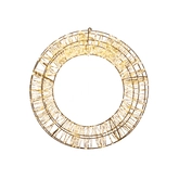 Krans metaal 1800led 58x12cm luxery - afbeelding 1