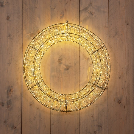 Krans metaal 1800led 58x12cm luxery - afbeelding 3