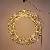 Krans metaal 1800led 58x12cm luxery - afbeelding 2