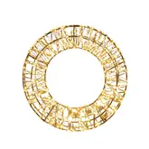 Anna's Collection Krans verlicht 1200 flash lampjes 36 x 8 cm - afbeelding 1