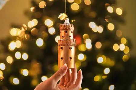 Kruittoren kerstbal - Nijmeegse kerstballen - afbeelding 2