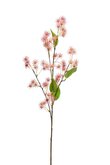 Kunstbloem Ricinus spray roze 78cm