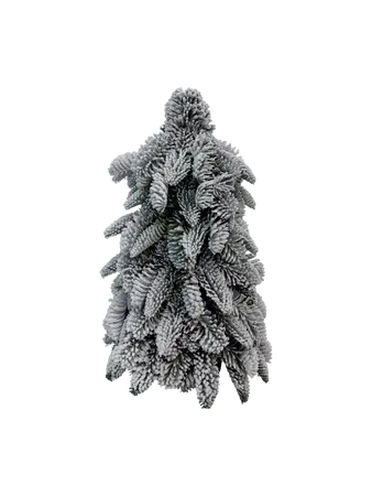 Kunstkerstboom Nobilis D 40 x H 40 cm snowy