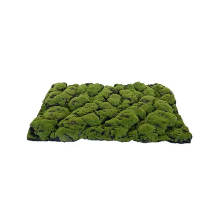 Kunstmos Mat Grof Groen-Bruin