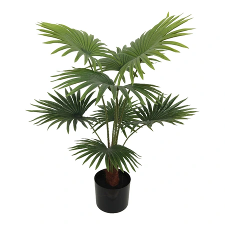 Kunstplant Waaierpalm H 80 cm