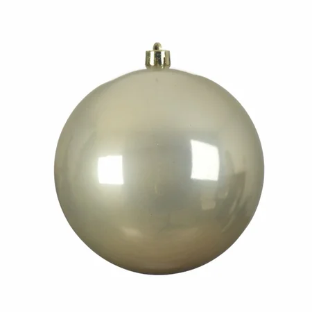 Kunststof XL kerstbal D 14 cm pearl