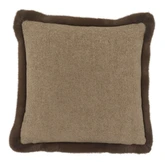 Kussen kunstbont - 45x45cm Taupe