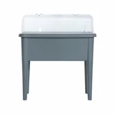 Kweektafel compleet 77 x 38 x H 64 cm grijs