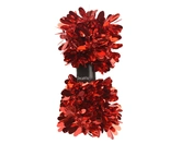 Lametta guirlande pet d9h200cm kerstrood - afbeelding 2