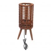 Lamp bruin D19x46cm