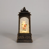 Lantaarn kerstman 20.5x9cm ww - afbeelding 1