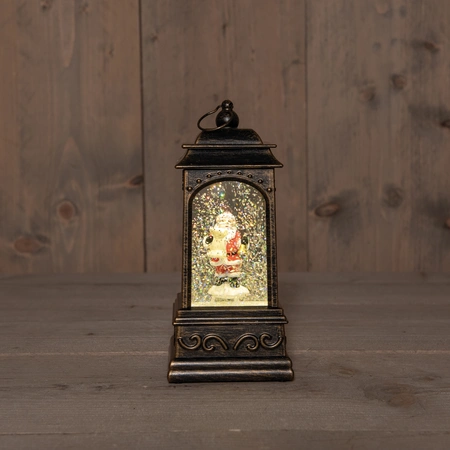 Lantaarn kerstman 20.5x9cm ww - afbeelding 3