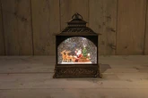 Lantaarn kerstman 22x8x29cm ww