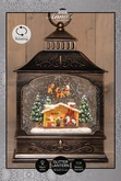 Lantaarn kerstman draaiend h29cm - afbeelding 3