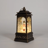 Lantaarn sneeuwpop 20.5x9cm ww - afbeelding 2