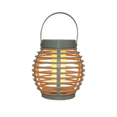 Lantaarn solar 15x15cm olijf