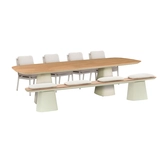 Las Palmas stoel-bank dining set voor 8 personen - afbeelding 1