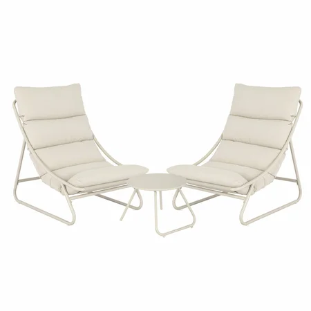 Lazize 3-delige loungeset beige
