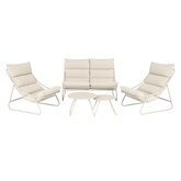 Lazize 5-delige loungeset beige - afbeelding 1