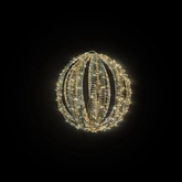 LED bal D 40 cm shiny gold 480 LED met timer/dimmer