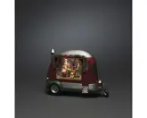 LED Caravan, kerstman met cadeaus, watergevuld, 1L warmwit, BOT - afbeelding 2