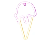 LED neon usb plastic steady binnen