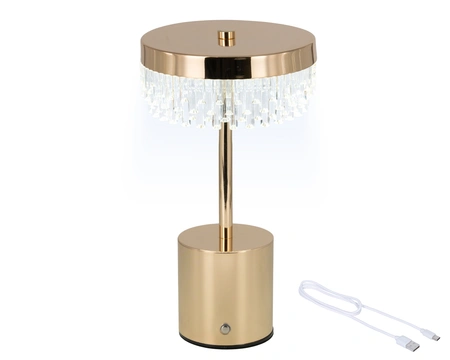 LED oplaadb. lamp d14h25cm gd/col.select - afbeelding 3
