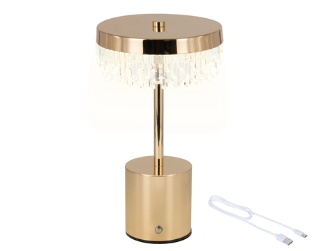 LED oplaadb. lamp d14h25cm gd/col.select - afbeelding 4
