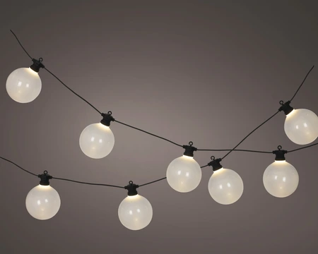 LED partylight 450cm-10L zwart/wwit - afbeelding 1