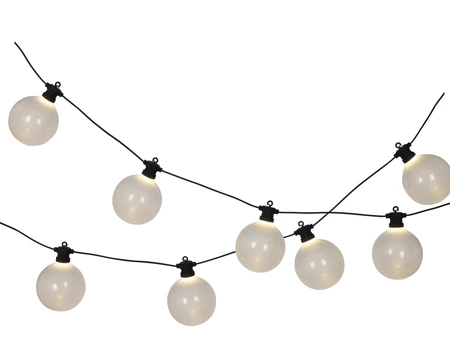 LED partylight 450cm-10L zwart/wwit - afbeelding 4