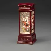 LED Telefooncel, kerstman, watergevuld, 1L warmwit, BOT 5u - afbeelding 1