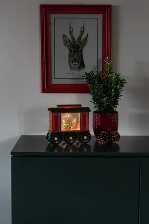 LED Treinwagon, kinderen en kerstboom, watergevuld, 1L warmwit, BOT - afbeelding 3