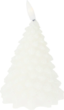 Ledkaars Boom 11cm Glitter - afbeelding 2