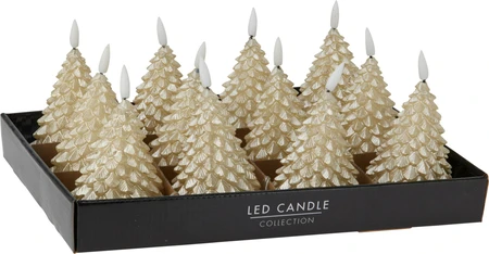 Ledkaars Boom 11cm Goud - afbeelding 2