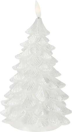 Ledkaars Boom 17cm Zilver - afbeelding 3