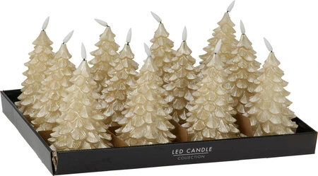 Ledkaars Boom 19cm Goud - afbeelding 3