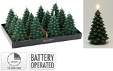 Ledkaars Kerstboom 17cm Groen - afbeelding 1