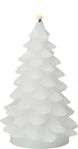 Ledkaars Kerstboom 17cm Wit - afbeelding 3