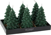 Ledkaars Kerstboom 19cm Donker - afbeelding 2
