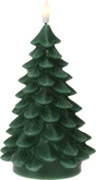 Ledkaars Kerstboom 19cm Donker - afbeelding 3