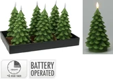 Ledkaars Kerstboom 19cm Groen - afbeelding 1