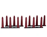 Lemax kerstdorpminiatuur Amsterdammertje, set van 4