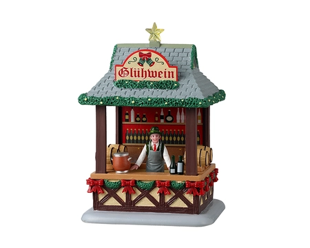 Lemax kerstdorpminiatuur Caddington Village Glühwein booth
