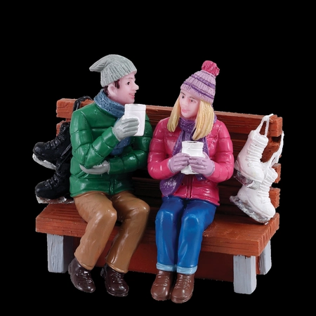 Lemax kerstdorpminiatuur Caddington Village Hot cocoa drinkers