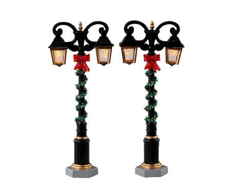 Lemax kerstdorpminiatuur Caddington Village Splendid lights, set van 2